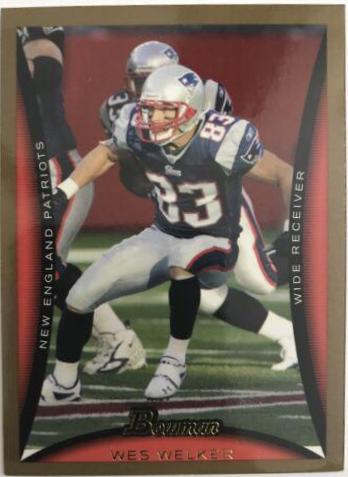 Wes Welker #75 2008 Bowman Football