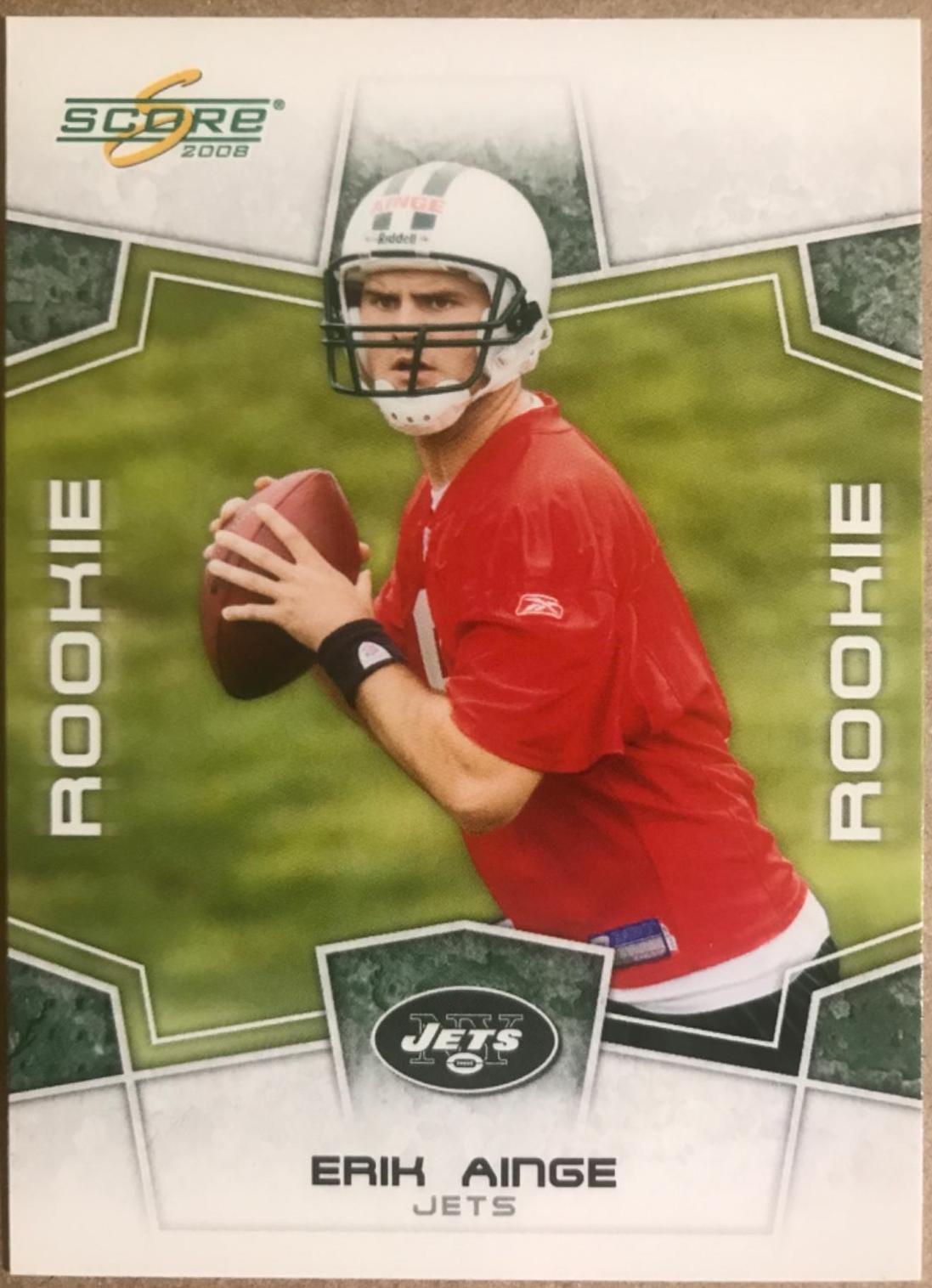 Erik Ainge #412 Football Cards 2008 Panini Score