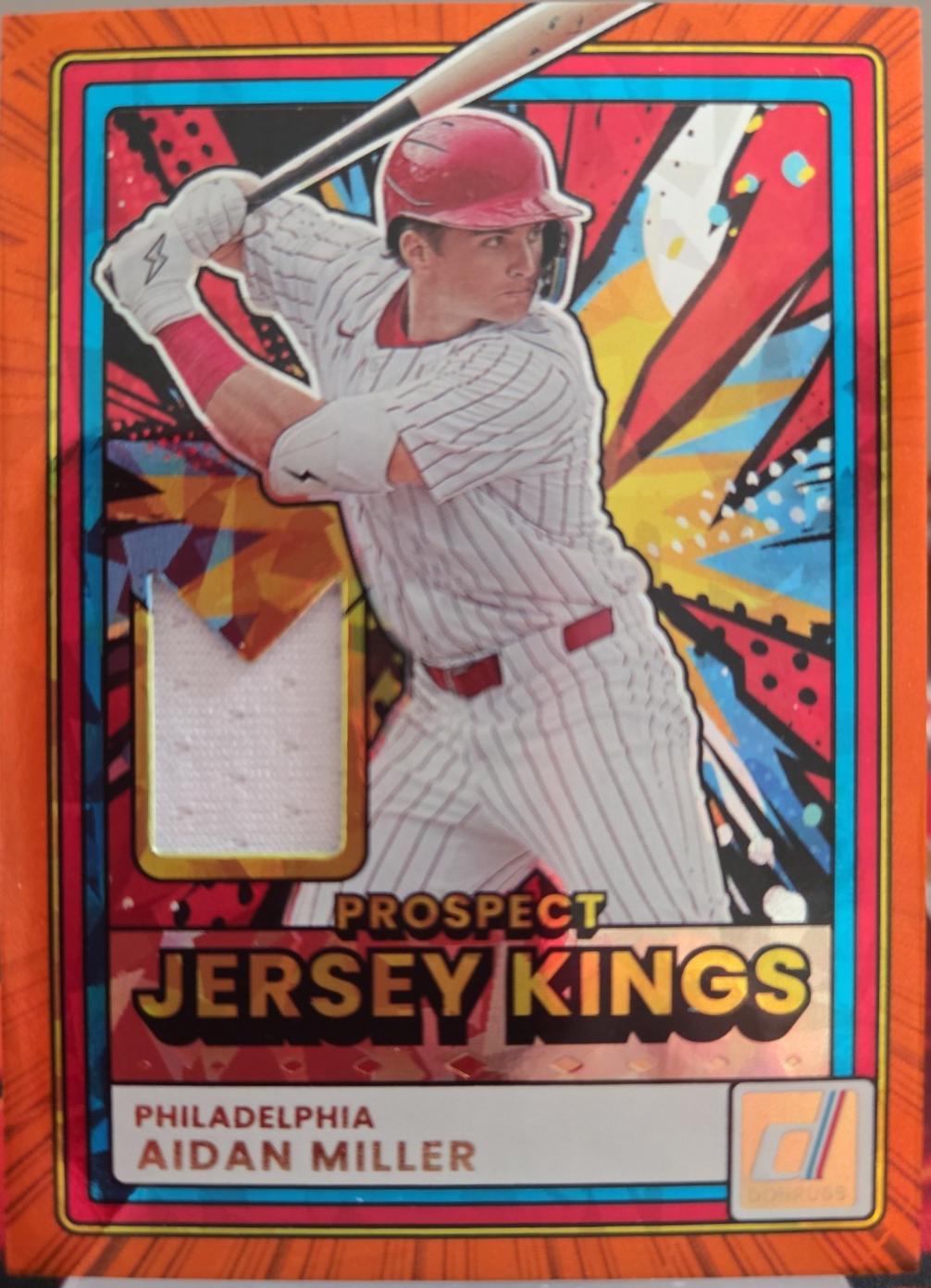 Aidan Miller #PJK-AM 2026 Panini Donruss Prospect Jersey Kings Baseball