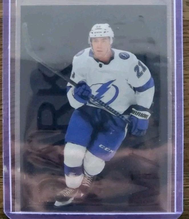 Brayden Point #DM-6 Hockey Cards 2024 SkyBox Metal Universe Dark Matter