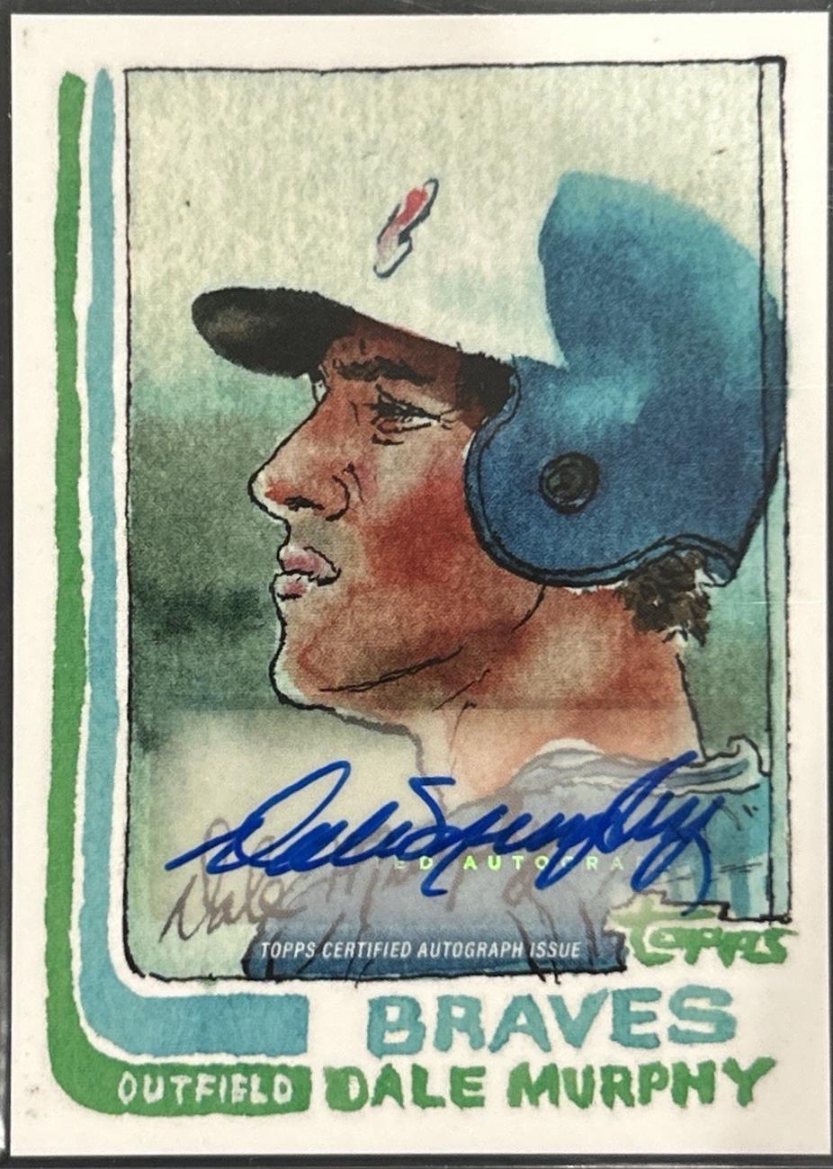 Dale Murphy [Paint Splatter Back] #8A