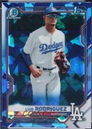 Luis Rodriguez #BCP-196 2021 Bowman Chrome Sapphire Prospects Baseball