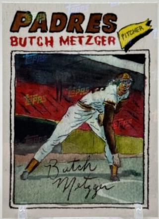 Butch Metzger [Topps Logo Laminate] #79