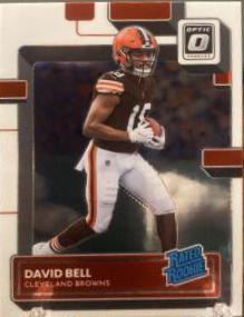 David Bell #232 Football Cards 2022 Panini Donruss Optic