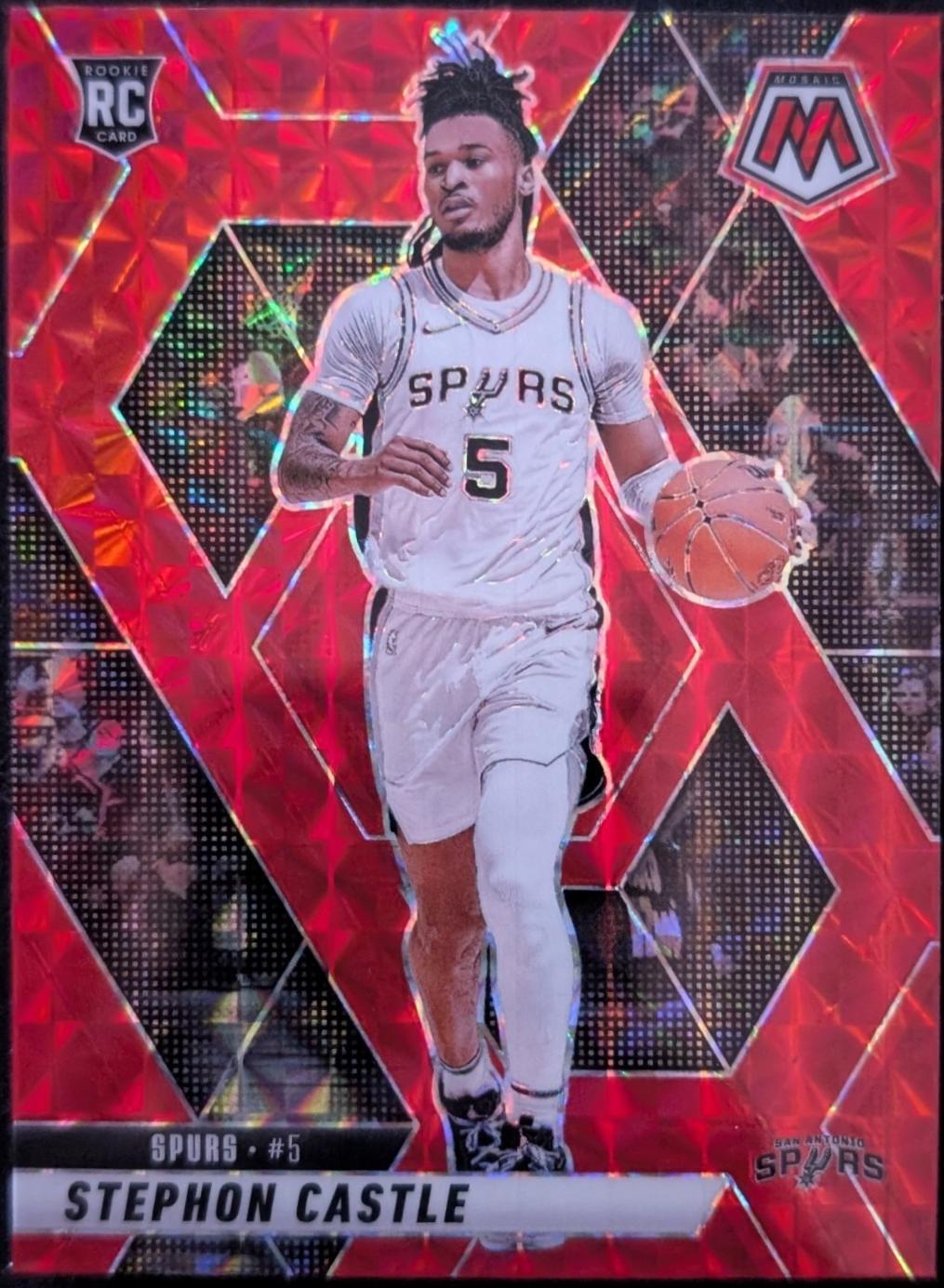 Stephon Castle [Red] #236 Prices | 2024 Panini Mosaic | Basketball Cards