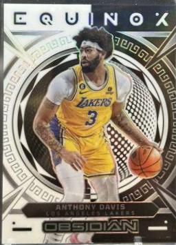 Anthony Davis #22 Basketball Cards 2022 Panini Obsidian Equinox