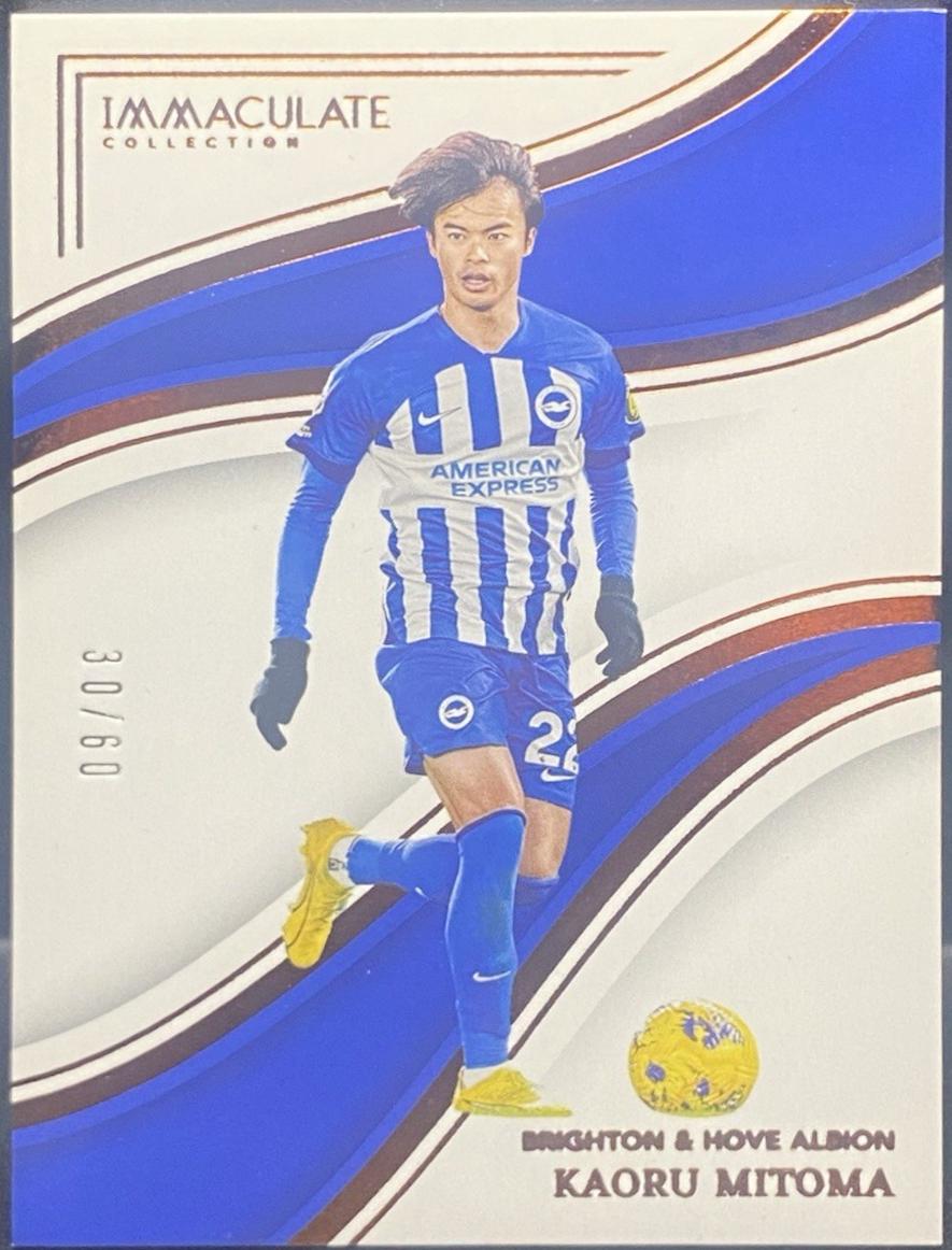 Kaoru Mitoma #136 Soccer Cards 2023 Panini Immaculate