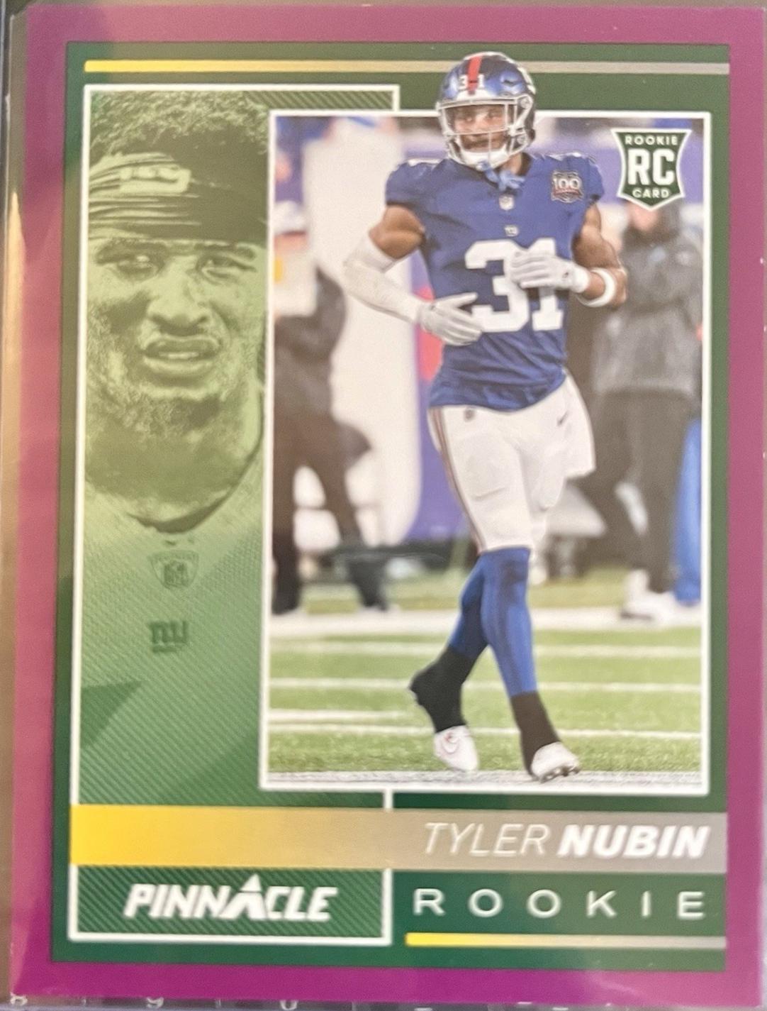 Tyler Nubin #PI-TNN 2024 Panini Encore Pinnacle Inscriptions Football