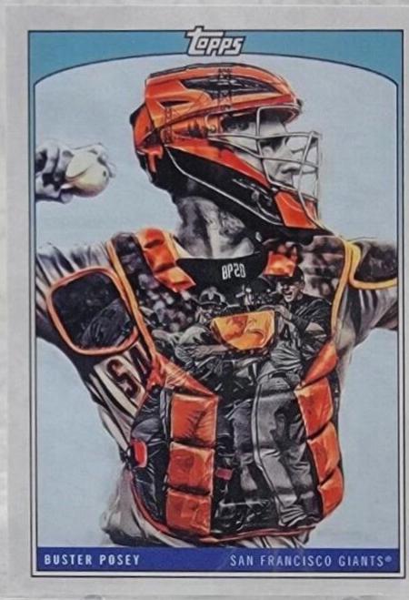 Buster Posey #9 2022 Topps X Lauren Taylor Baseball