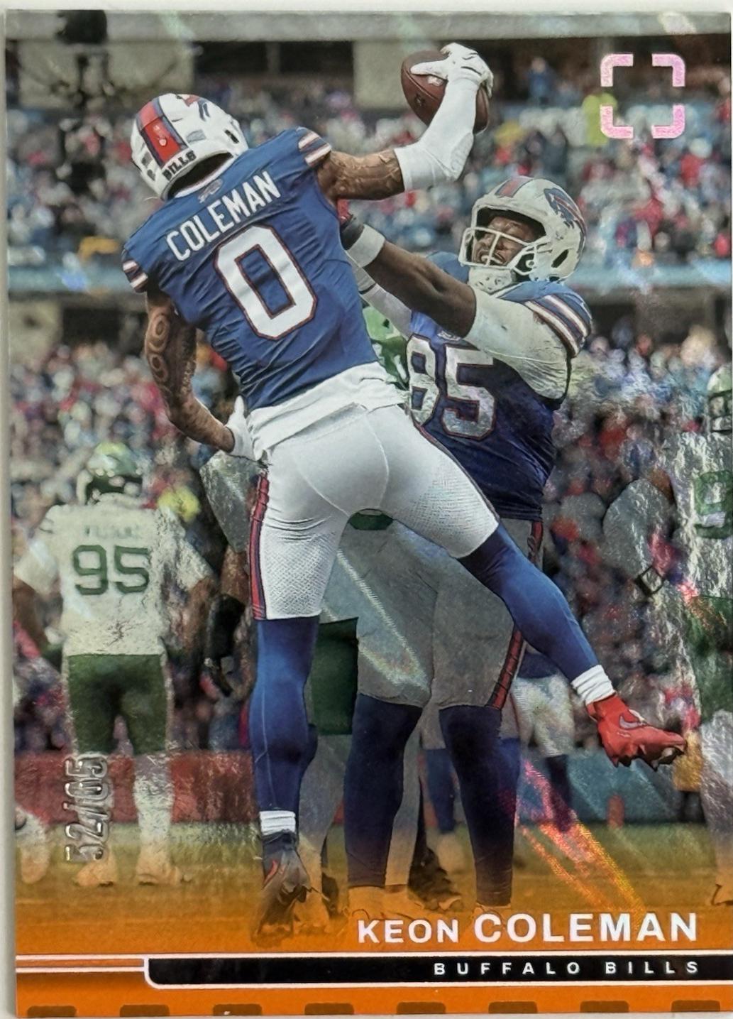 Keon Coleman [Teal] #3