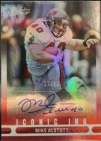 Mike Alstott #II-MA Football Cards 2022 Panini Absolute Iconic Ink Autographs
