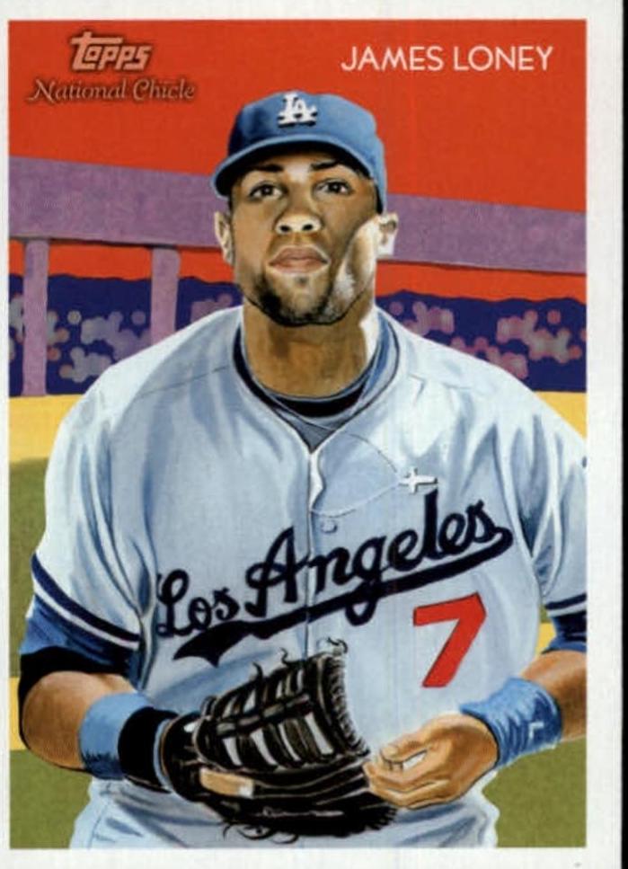 James Loney #16 Baseball Cards 2010 Topps National Chicle