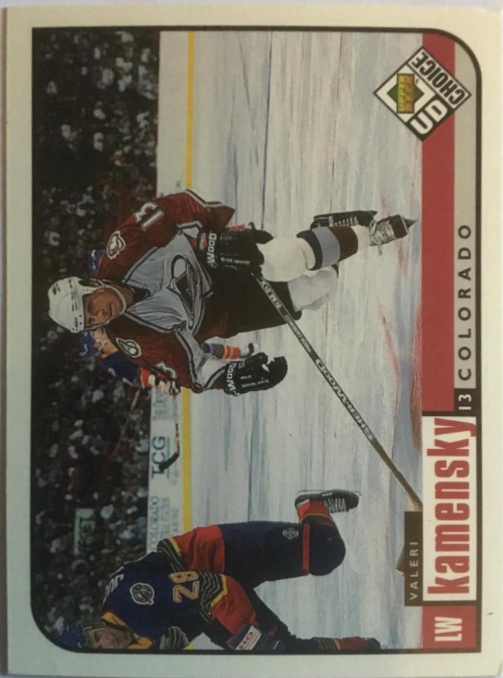 Valeri Kamensky #58 Hockey Cards 1998 Upper Deck