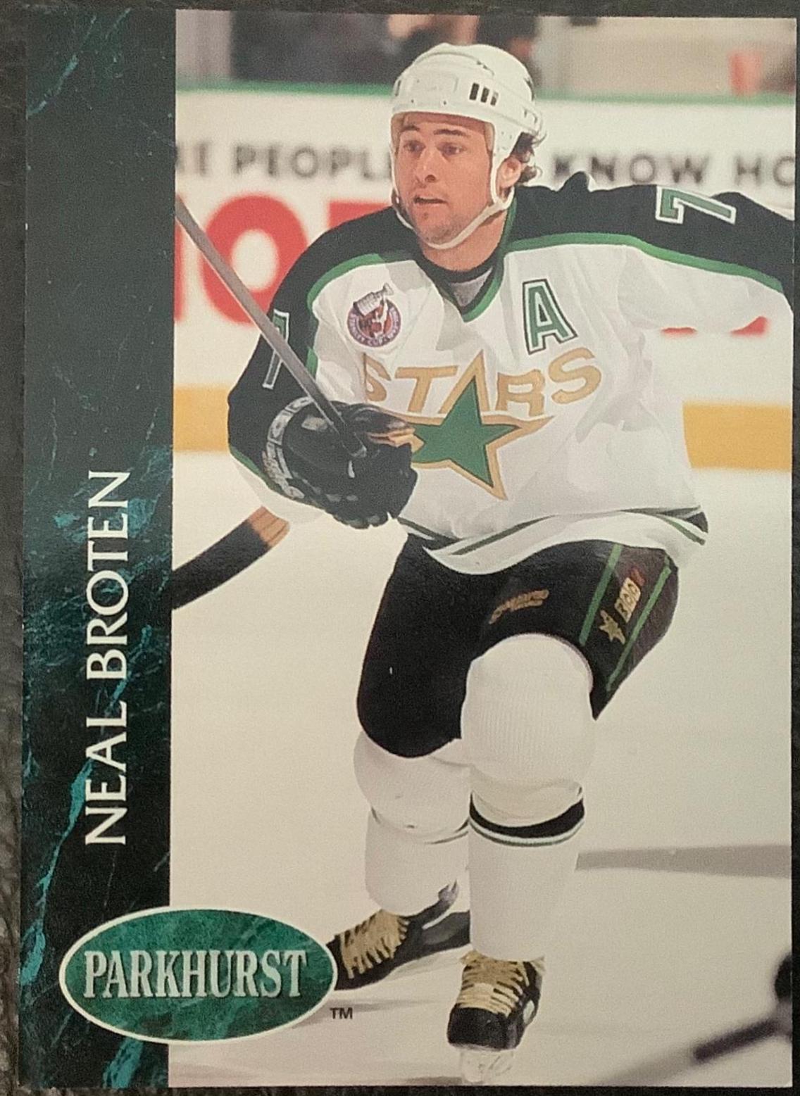 Neal Broten #313 Hockey Cards 1992 Parkhurst