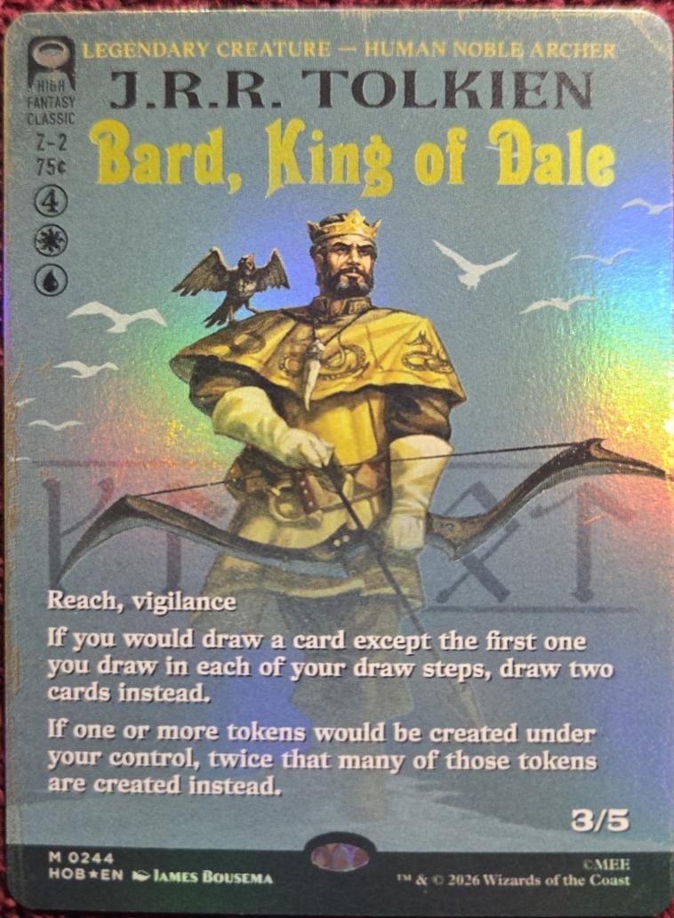 Bard, King of Dale [Borderless Foil] #244 Prices | Magic The