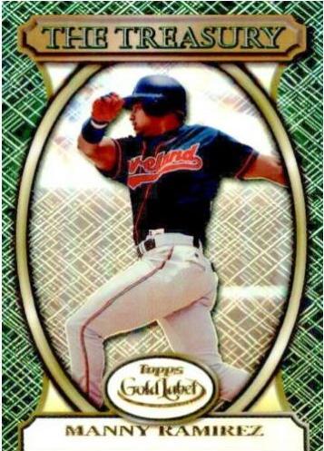 Manny Ramirez #T4 Baseball Cards 2000 Topps Gold Label the Treasury
