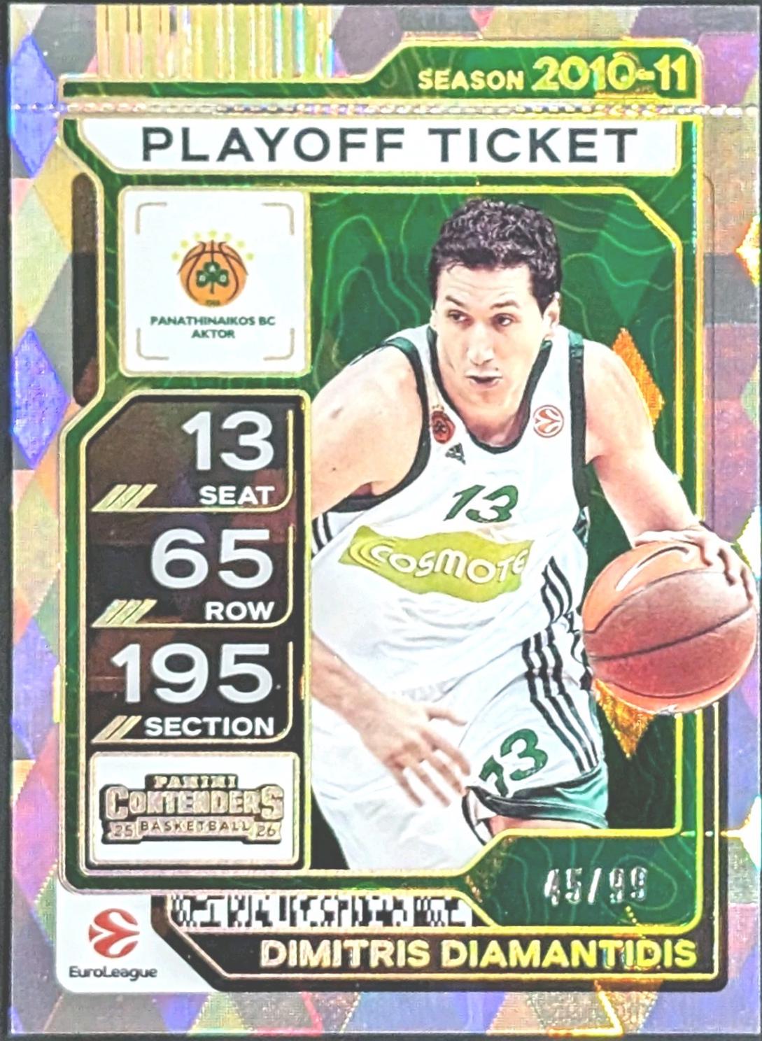 Dimitris Diamantidis [Playoff Ticket] #84