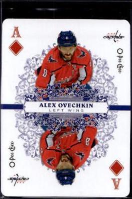 Alex Ovechkin #A Hockey Cards 2022 O Pee Chee Playing Cards