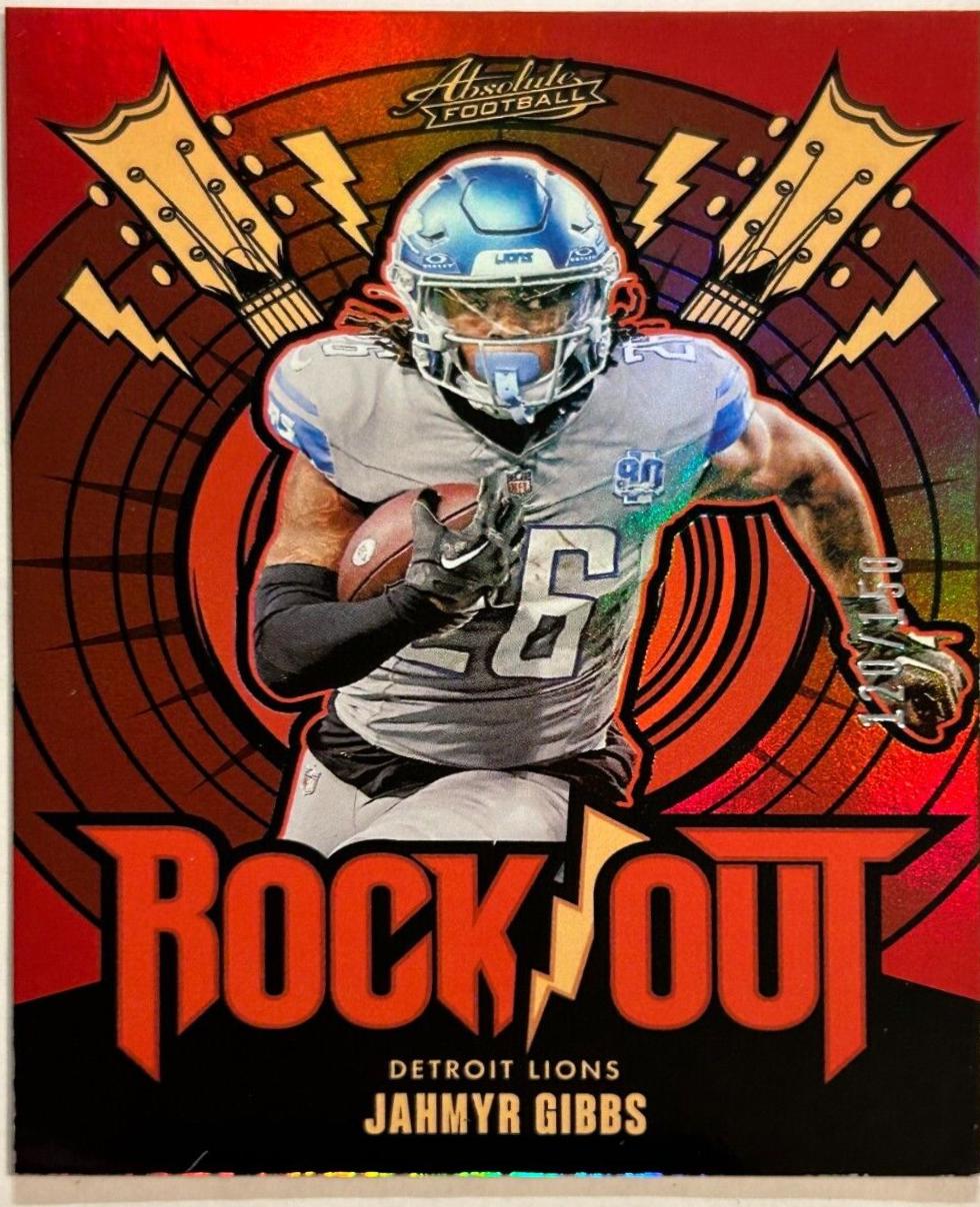 Jahmyr Gibbs [Red Spectrum] #RO-JGS Prices | 2024 Panini Absolute