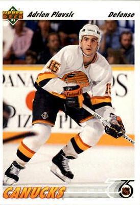 Adrien Plavsic #424 Hockey Cards 1991 Upper Deck