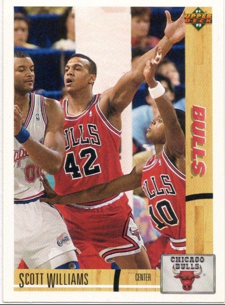 Scott Williams #362 Basketball Cards 1991 Upper Deck