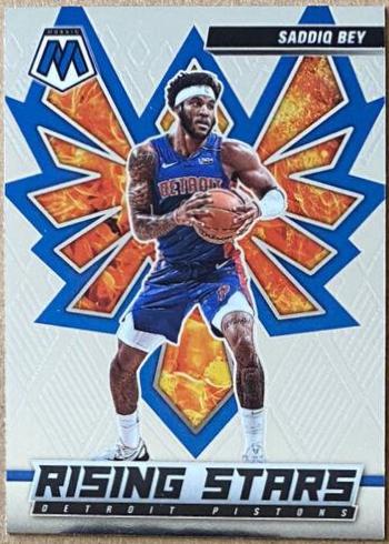 Saddiq Bey #10 Basketball Cards 2021 Panini Mosaic Rising Stars