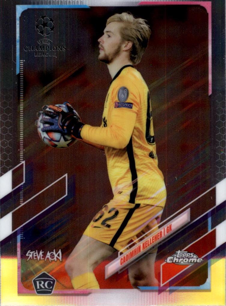 Caoimhin Kelleher #35 2021 Topps Chrome UEFA X Steve Aoki
