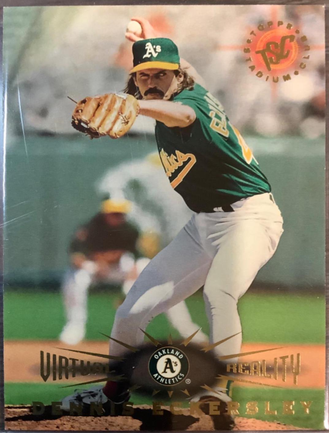 Dennis Eckersley #45 Baseball Cards 1995 Stadium Club Virtual Reality