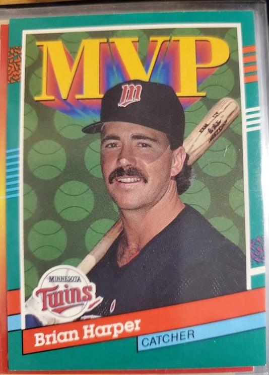 Brian Harper #398 Baseball Cards 1991 Donruss