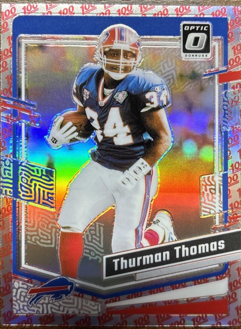 Thurman Thomas #24 2023 Donruss Optic Football