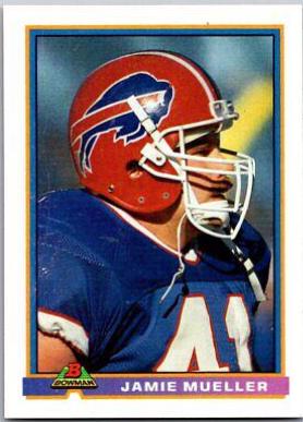 Jamie Mueller #33 Football Cards 1991 Bowman