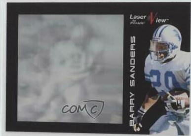 Barry Sanders #6 Football Cards 1996 Pinnacle Laser View