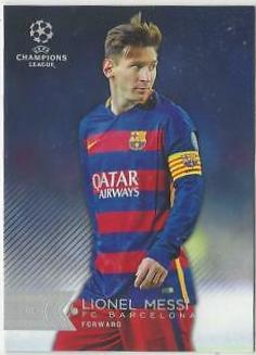 Lionel Messi #1 Soccer Cards 2015 Topps UEFA Champions League Showcase