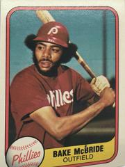 Bake McBride #9 Baseball Cards 1981 Fleer Prices