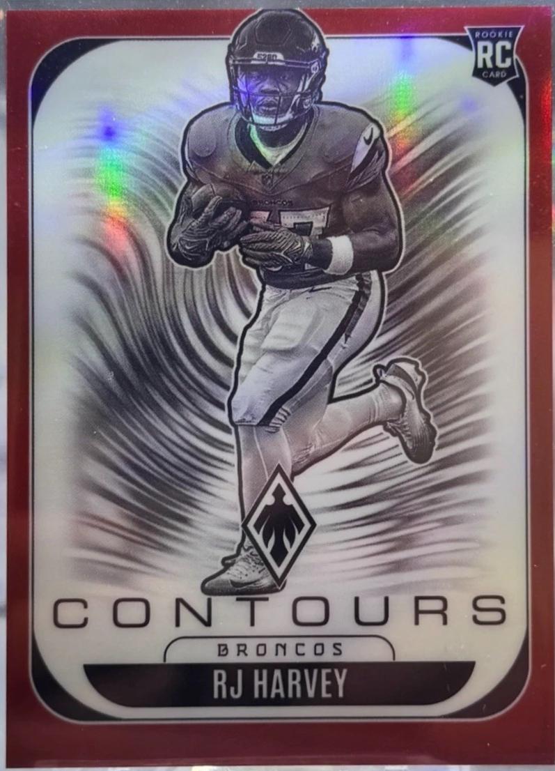 RJ Harvey [Red] #10 Prices | 2025 Panini Phoenix Contours