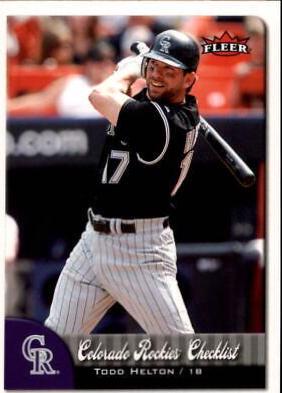 Todd Helton #379 2007 Fleer Baseball