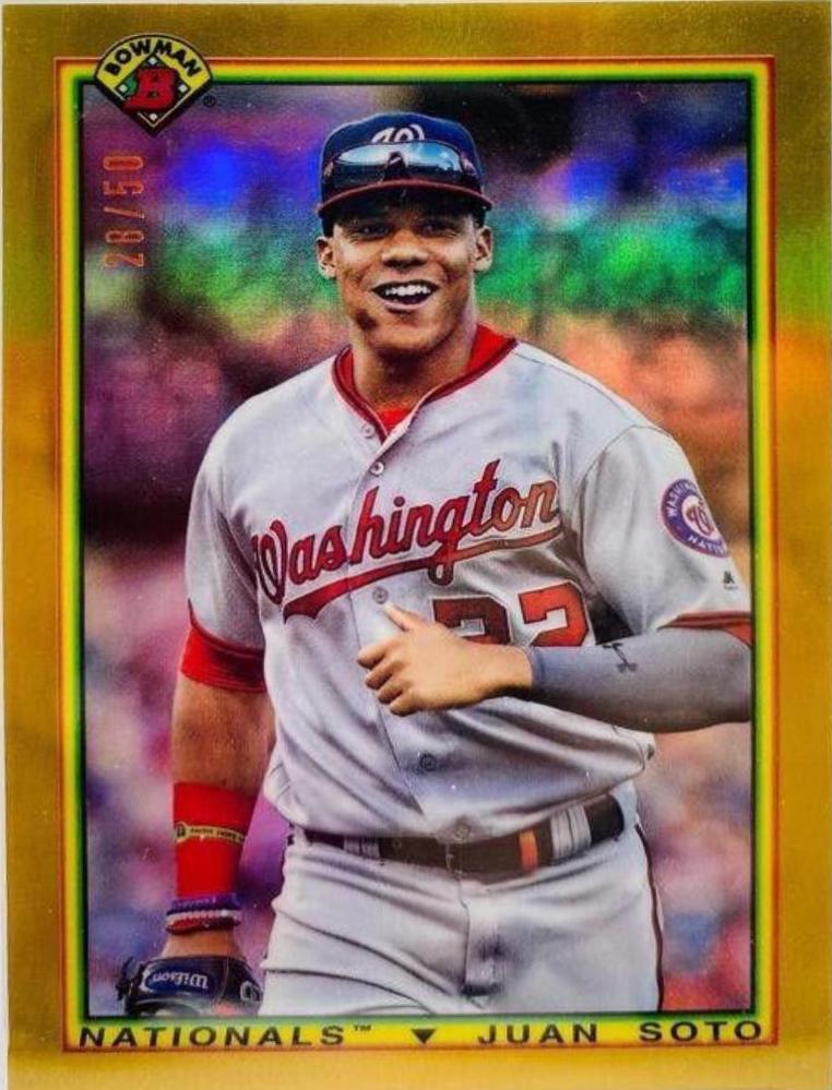 Juan Soto [Gold Refractor] #90BJS