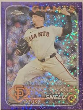 Blake Snell [Purple Speckle Refractor] #218