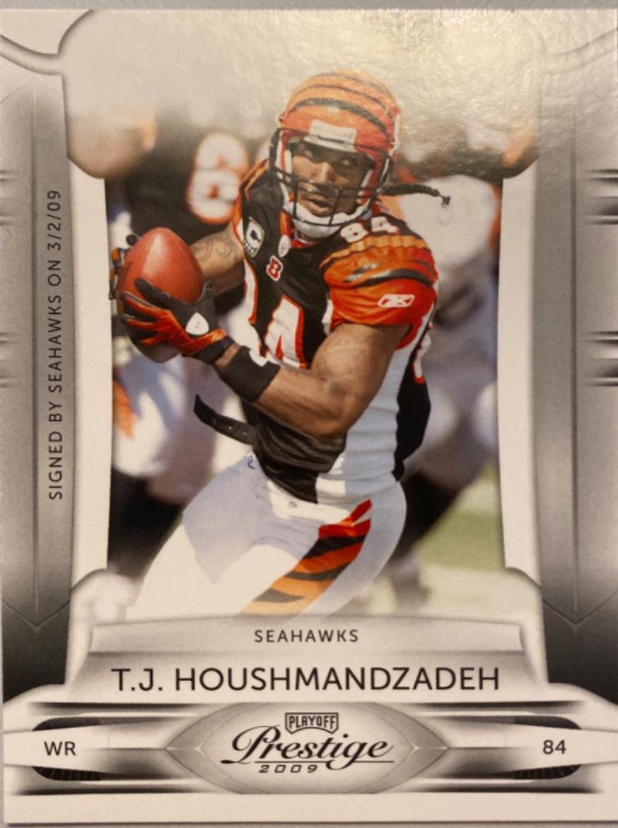 T.J. Houshmanzadeh #22 Football Cards 2009 Playoff Prestige