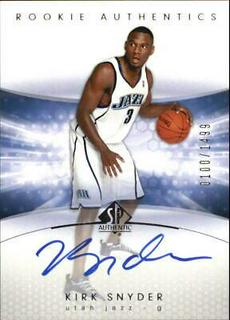 Kirk Snyder Autograph