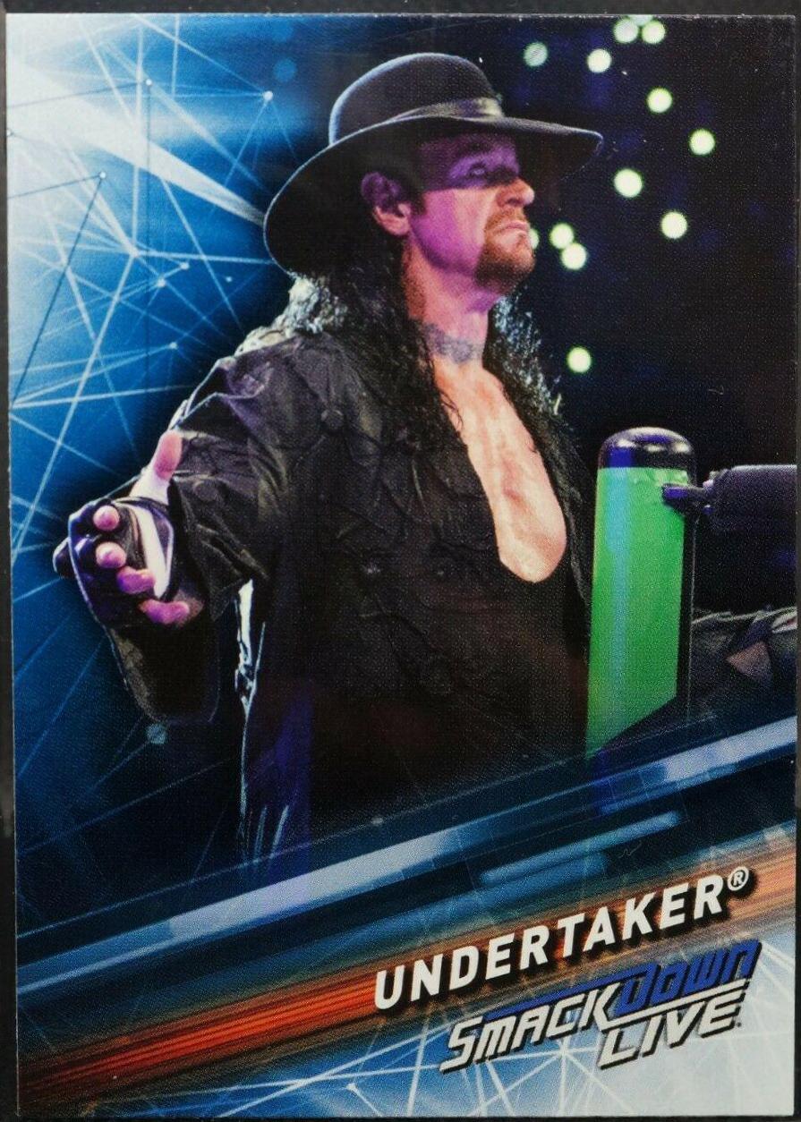 Undertaker #60 Wrestling Cards 2019 Topps WWE Smackdown Live