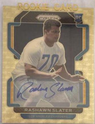 Rashawn Slater [Autograph Gold Vinyl Prizm] #431