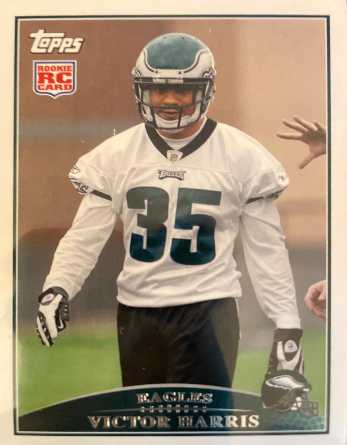 Victor Harris Football Cards 2009 Topps
