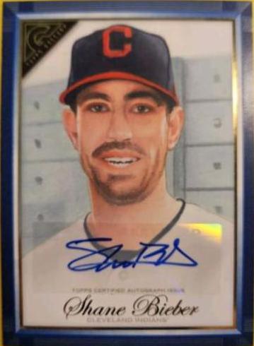 Shane Bieber [Autograph Blue] #6