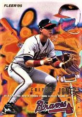 Chipper Jones #U-91 Baseball Cards 1995 Fleer Update Prices