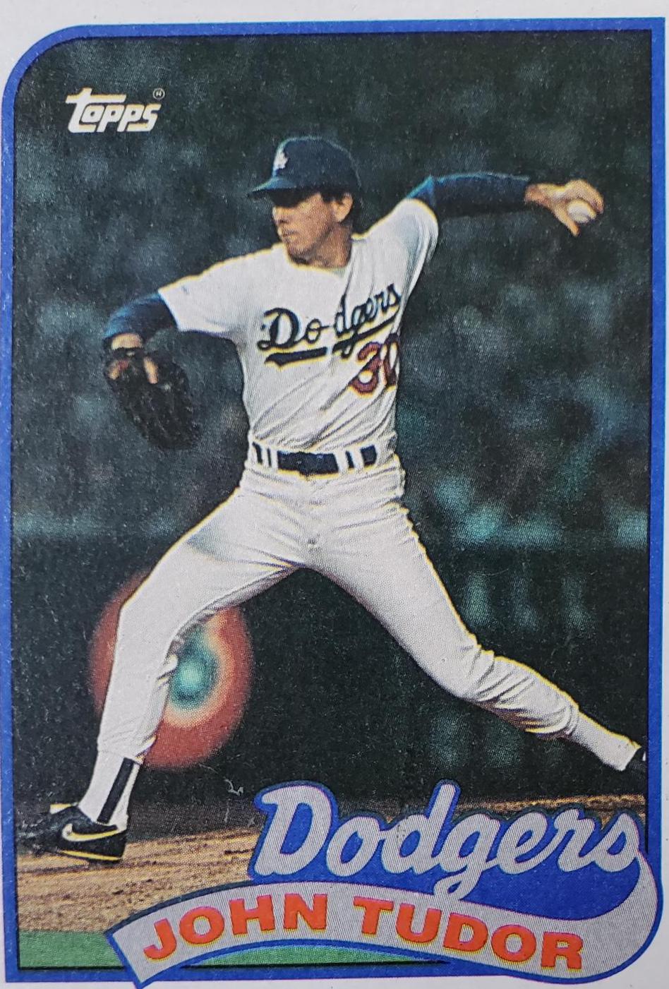 John Tudor #35 Baseball Cards 1989 Topps Tiffany