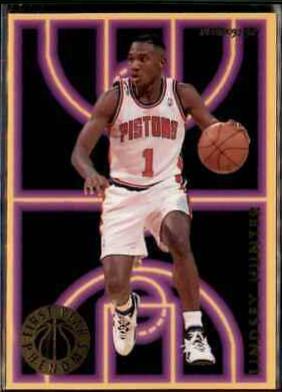 Lindsey Hunter #3 Basketball Cards 1994 Fleer 1st Year Phenoms