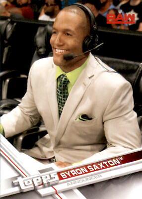 Byron Saxton #4 Wrestling Cards 2017 Topps WWE