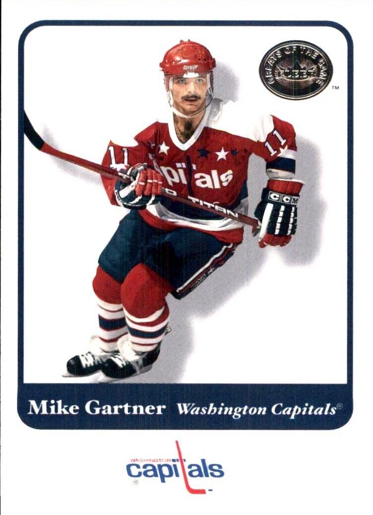 Mike Gartner #75 2001 Fleer Greats Of The Game Hockey