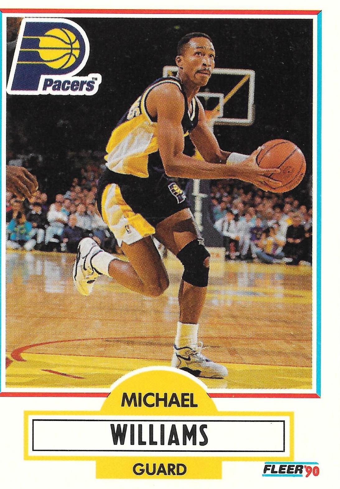 Michael Williams #U-39 Basketball Cards 1990 Fleer Update